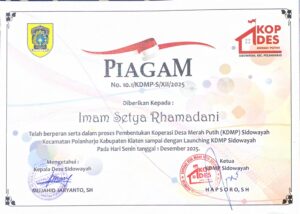 SERTIFIKAT KDMP - MBKM